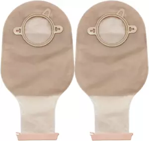 Lotfancy Colostomy Bags, 10PCS Two-Piece Drainable Pouches with Clamp Closure fo - Picture 1 of 12