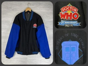 Doctor Who 30th Anniversary 1963-1993 Varsity Jacket, Size XL, Rare - Picture 1 of 24