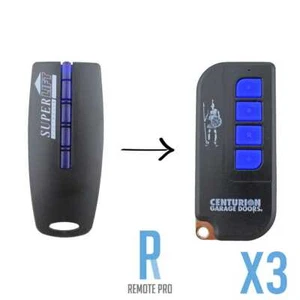 3 x Avanti/Centurion/Superlift Blue Garage Genuine TX4/MPS/DPS/SDO21/12 Remote - Picture 1 of 5