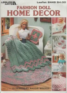 OOP!!! CROCHET FASHION DOLL HOME DECOR 15 DESIGNS - Picture 1 of 3