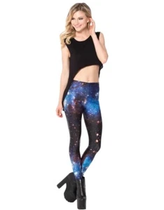 Blackmilk Galaxy Blue Print Leggings Pants Size Small Rare - Picture 1 of 7
