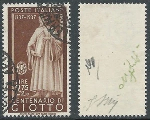 1937 REGNO USATO ILLUSTRI 2,75 LIRE S435-2 - Imagen 1 de 1