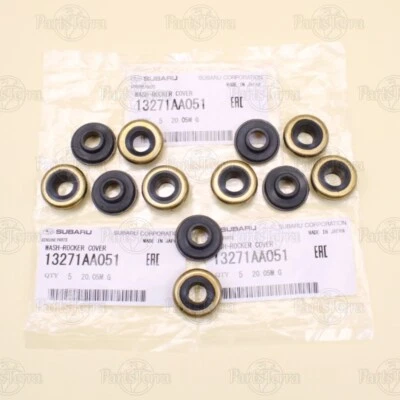 13271AA051 Genuine OEM Subaru IMPREZA LEGACY SVX Valve Cover Grommets Engine x12 - Image 1 of 4