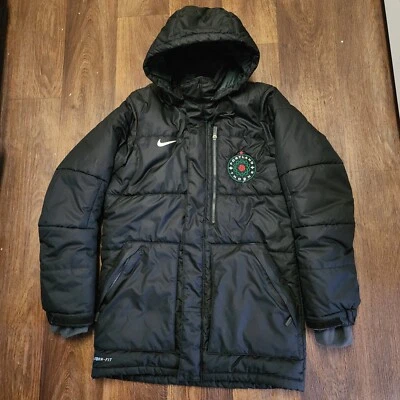 耐克波特兰荆棘夹克小队发行 NWSL 足球风暴适合长凳 Puffer — 第 1/4 张图片