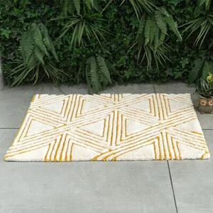 Bathroom Rug, 100% Organic Cotton, Non Slip, Ultra Soft & Water Absorbent - Picture 1 of 9