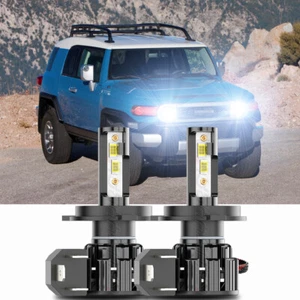 LED For FJ CRUISER 2007-2014 Headlight Kit H4/9003 6000K White Bulbs HI/LOW Beam - Picture 1 of 9
