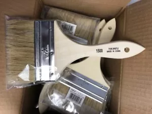 4" Einweg Borsten Pinsel/Chip Pinsel - 144 pro KOFFER - Bild 1 von 4