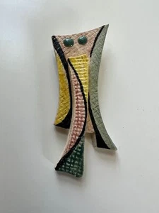 Pin/broche vintage de estilo arquitectónico de los años 80, pasteles - Imagen 1 de 7
