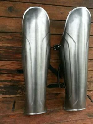 Protetor de perna medieval armadura protetora grega antiga Hoplita Greaves presente de ano novo - Imagem 1 de 3