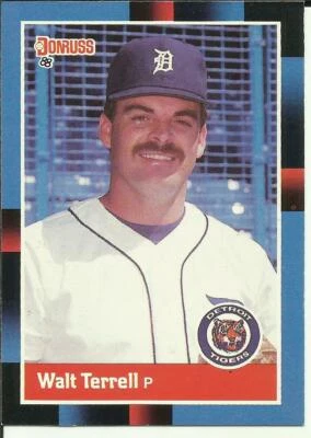 1988 DONRUSS Baseball Card #91 Walt Terrell TIGERS (TW91-1) - Image 1 of 2