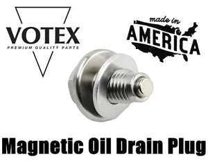 Stainless Steel Engine Oil Drain Plug / NEODYMIUM Magnet M12 x 1.75 MM FITS GMC - Picture 1 of 14