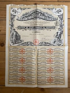 DEKO = ANTHRAZITMINEN VON SAINTE-AGNES (ISERE 38) (H3) - Bild 1 von 1
