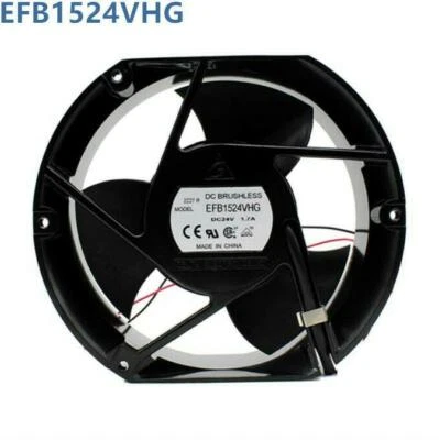 Delta EFB1524VHG Axial Fan DC 24V 1.7A 172*150*51mm 2-wires Inverter Cooling Fan - Image 1 of 4