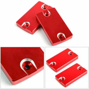 Red Front Brake Fluid Reservoir Cap Für SUZUKI GSX1400 GSF1200/S 01-07 2PCS AH - Picture 1 of 6