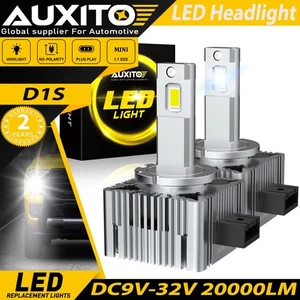 AUXITO 2x D1R D1S LED Headlight Bulbs HID XENON Replacement 6500K White 200W - Picture 1 of 8