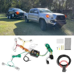 T-connector 4Pin Trailer Wiring Harness Kit For Toyota Tacoma 2016-24 Plug&Play - Bild 1 von 12