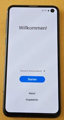 Samsung Galaxy S10e - 128GB SM-G970F/DS - Dual-Sim - Black - Ohne Vertrag - Bild 1 von 4