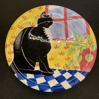 "Placa internacional Black Cat by Window certificada 8""" Foto 1 de 3