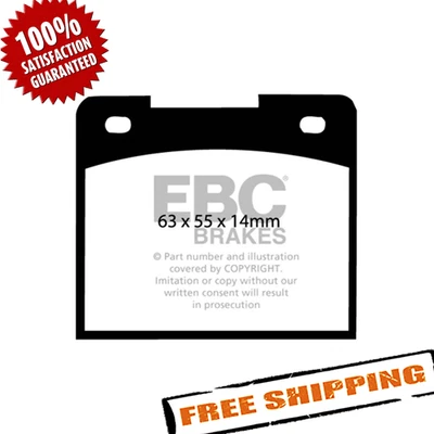 EBC DP4114R Yellowstuff Rear Aramid Fibers Brake Pads for 1966-1974 Lotus Elan — 第 1/4 张图片