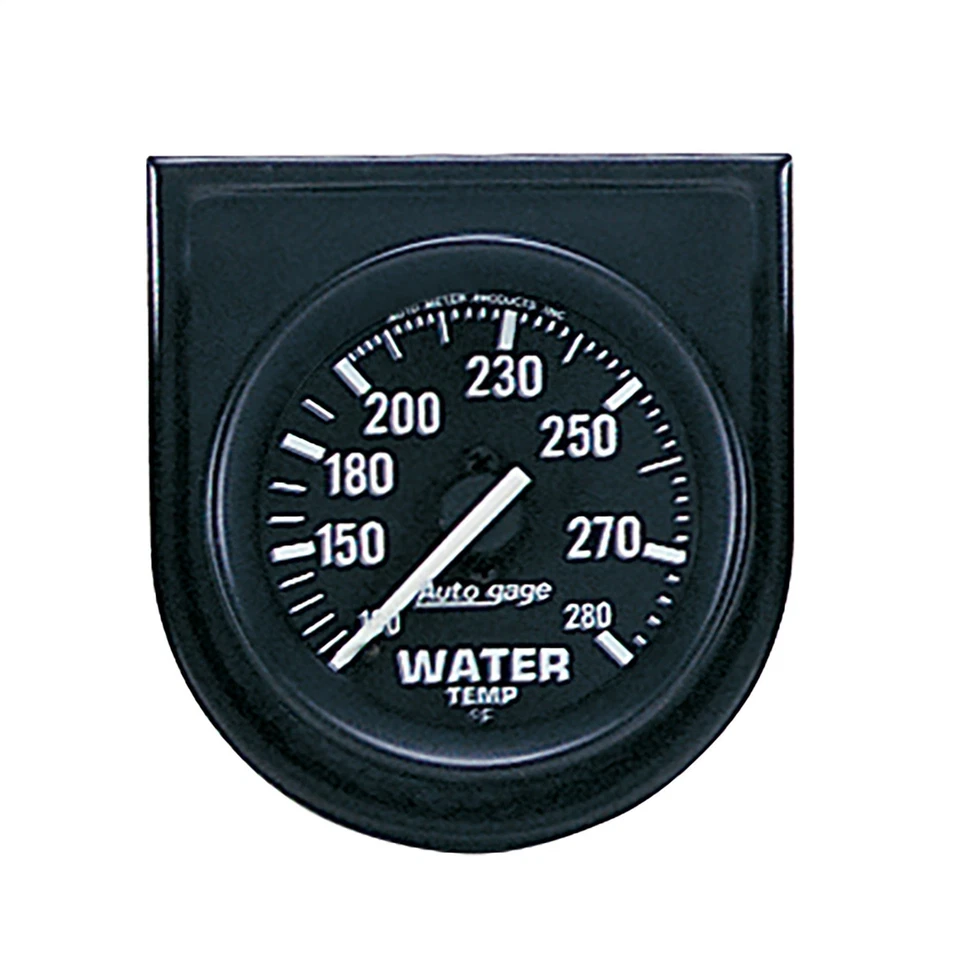 Autometer 2333 Autogage Water Temperature Gauge Panel 2-1 16 In Black Dial Face Foto 1 de 4