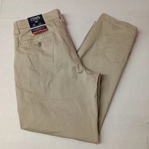 Chaps Straight Fit Chino Hose Herren Größe 34x30 Stone Seacoast Wash - Bild 1 von 7