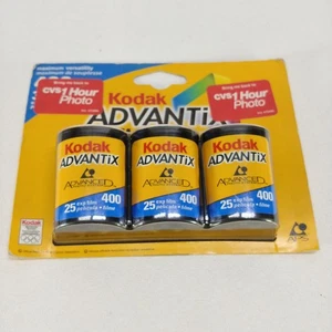 Kodak Advantix 3 Rolls of Color Print 400 Film 25 Exposures/Roll Develop By 3/03 - Picture 1 of 9