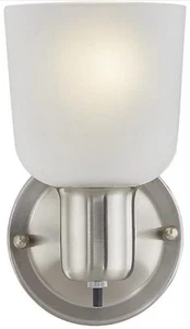 Portfolio Wall Sconce Brushed Nickle Finish Mod 1314215 Wall Light - Picture 1 of 10