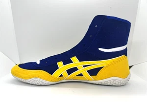 Zapatos de Boxeo Lucha Asics Azul Amarillo Blanco EX-EO Nuevos TWR900 1083A001 - Imagen 1 de 16