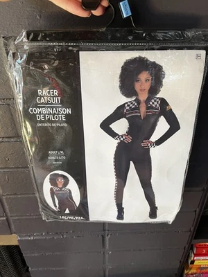 Traje de Gato Corredor Coche de Carreras Traje de Conductor Tú mismo Vestido Elegante Halloween Adulto L/XL Foto 1 de 4