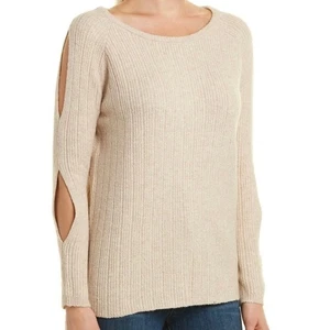 BB Dakota Underneath It All Pullover mit Schlitzärmeln Sand XS UVP 90 $ - Bild 1 von 7
