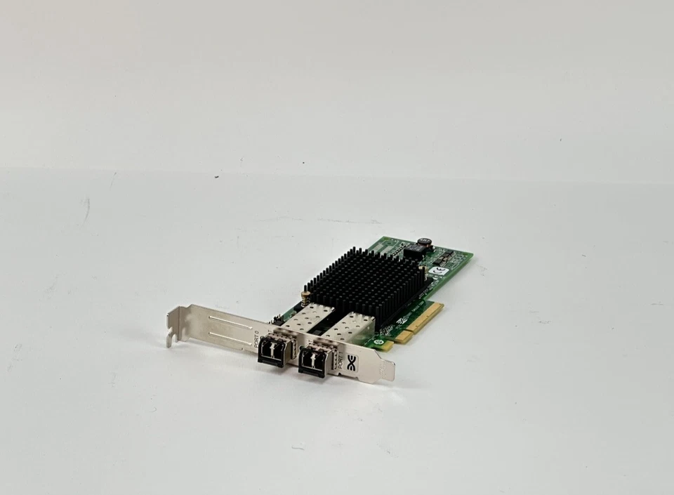 Emulex LPE12002-E 8Gb 8G Dual Port PCIe FC Fiber Channel Network Card Adapter - Image 1 of 4