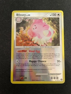 Blissey 5/123 Mysterious Treasures Reverse Holo Pokemon TCG - LP+ - Image 1 of 2