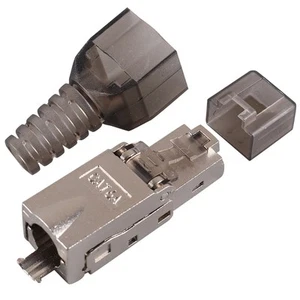 Werkzeugfreier Kristallkopf Ethernet-Kabel Endet Ethernet-Kabelanschluss - Bild 1 von 12