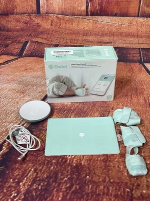 Calcetín inteligente Owlet 0-18 meses Bluetooth rastrea la frecuencia cardíaca y el nivel de oxígeno en la sangre Foto 1 de 4