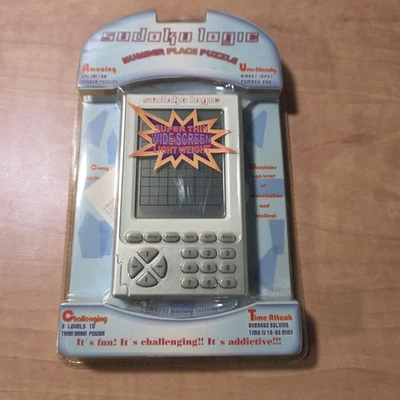 Sudoku Logic hand held number placing game. NOS factory sealed Vintage - Image 1 of 2