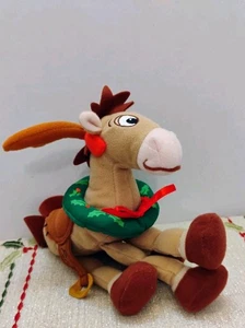 Vintage Disney Star Bean Mattel Toy Story 2 Natale Bullseye Peluche Cavallo - Foto 1 di 6
