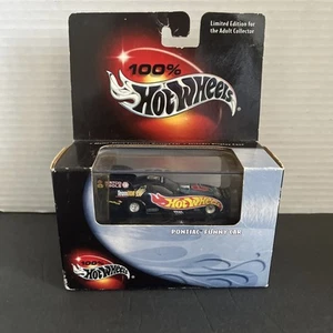 Hot Wheels 100% Black Box Black Pontiac Funny Car w/Real Riders - Picture 1 of 4