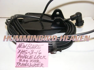 NEW HUMMINBIRD XHS-3-16 ANGLE-LOCK 'BARE' REPLACEMENT TRANSDUCER LCR 1000-8000 - Picture 1 of 6