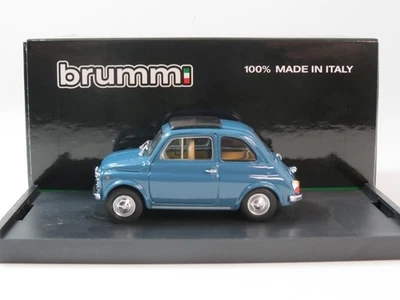 Brumm Fiat 500F Fermée Bleu Moyen 1965 - 1972 1/43 R455-08 2025 - Photo 1/4