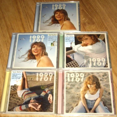 TAYLOR SWIFT *DLX Set of 5 CD's ( ALL COLORS ) ' 1989 ( TV ) ' 2023 NEW & SEALED - Image 1 of 4