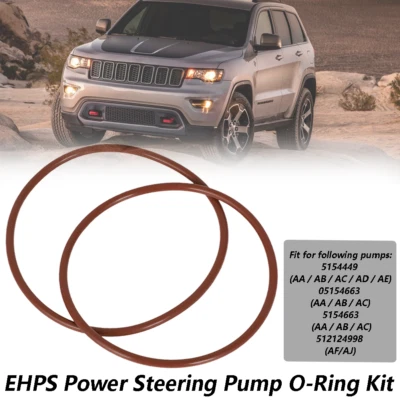 Kit de reparación de junta tórica EHPS bomba de dirección asistida para Jeep Grand Cherokee 2012-2018 2 piezas Foto 1 de 4