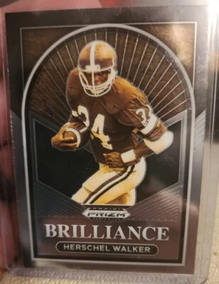C-Herschel Walker 2023 Prizm Draft Picks Brilliance #BR-14 Georgia Bulldogs NM - Image 1 of 4