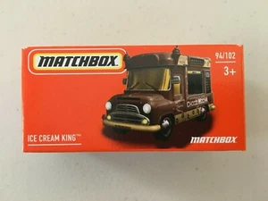 Ice Cream King ~ Coffee ~ 2022 Matchbox POWER GRABS Case A ~ 94/102 ~ IN STOCK! - Picture 1 of 1
