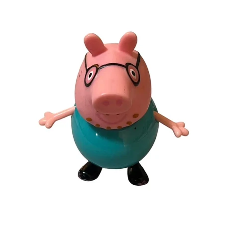 Jazwares Peppa Pig Daddy Mr. Pig 2003 3" Action Figure Father Dad Cover