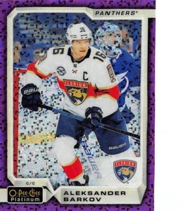 2018-19 O-Pee-Chee píxeles violetas platino #11 Aleksander Barkov - Imagen 1 de 2