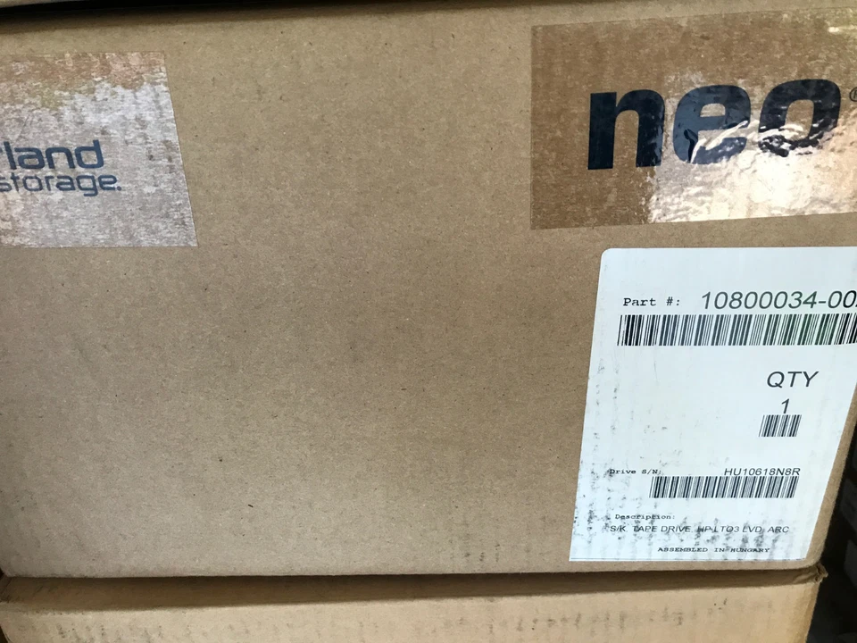 overland data 10800034-003 arcvault lto3 ult920 tape  for neo - Image 1 of 1