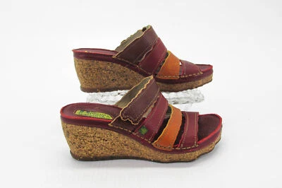 Sandalia de mujer El Naturalista N402 talla 6M EUR 36 zapatos de cuña con tiras usados vq Foto 1 de 4