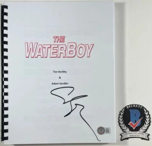 Adam Sandler Signed The Waterboy Complete Movie Script Autograph BAS COA - Picture 1 of 1