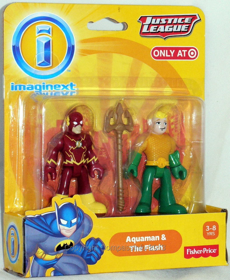 Fisher Imaginext Batman Justice League Aquaman & The Flash