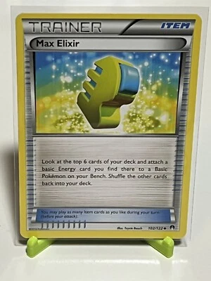 Pokemon Max Elixir 102/122 Breakpoint Uncommon NM Condition - Image 1 of 2